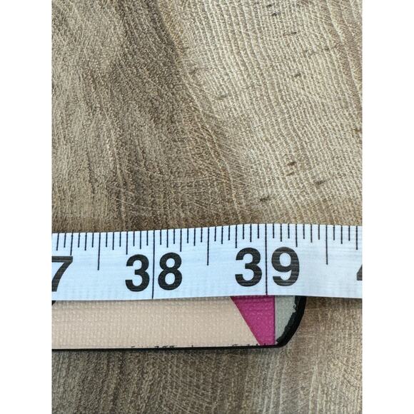 Fossil Women's Colorblock Leather Belt - Size Medium - Picture 11 of 12